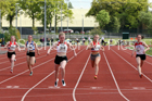 Girls under-15s 100 metres, 2019 North Eastern Track and Field Champs., Middlesbrough. Photo:  David T. Hewitson/Sports for All Pics